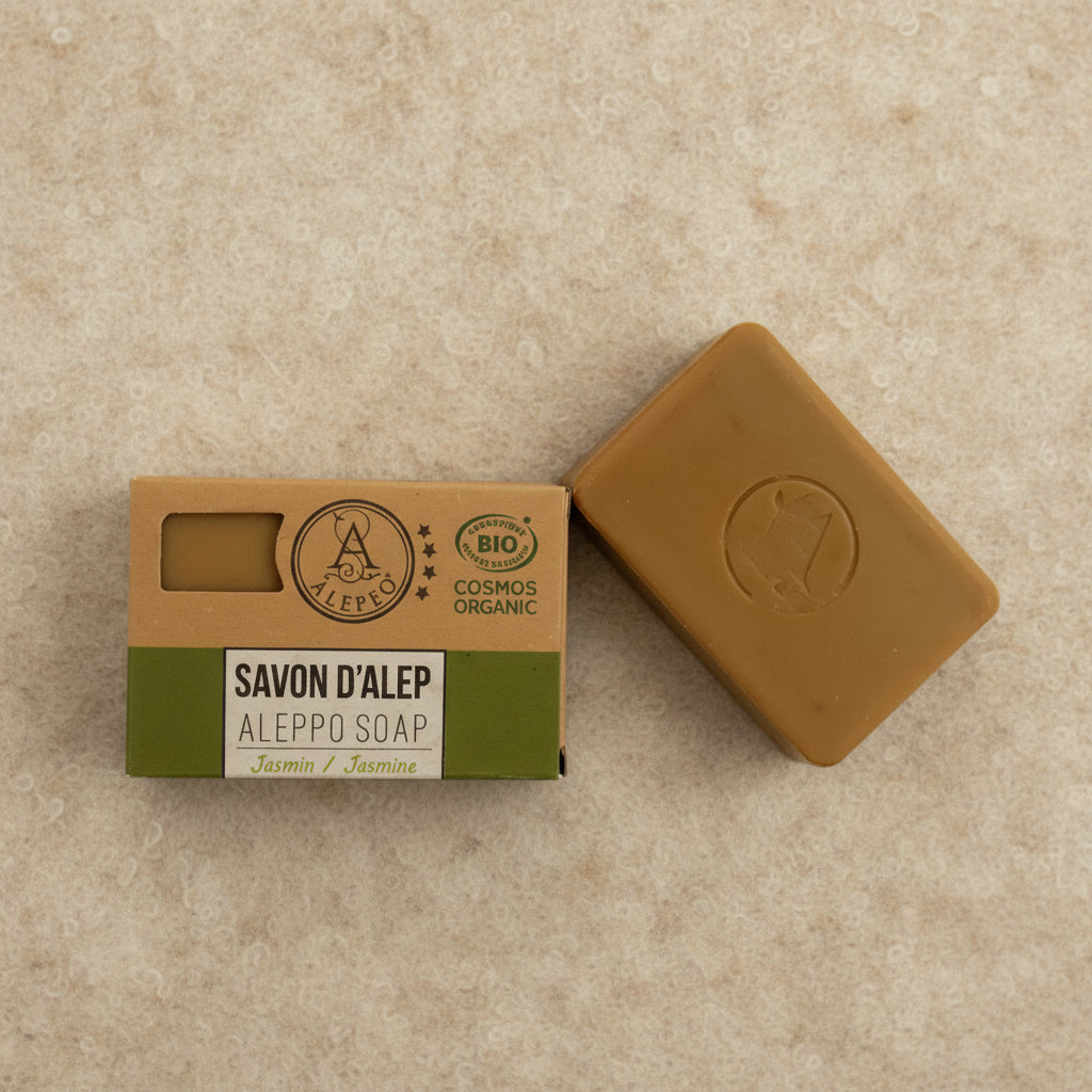 Savon d'Alep fleur de jasmin Cosmos Organic,,