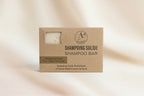 Shampoing solide pour cheveux normaux,Galet shampoing solide nigelle karité – vue produit