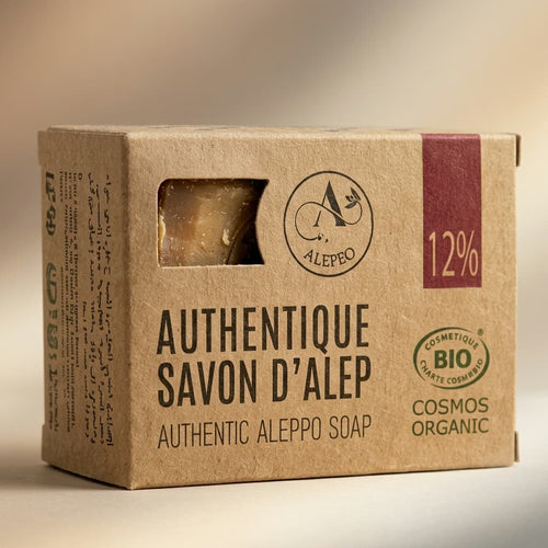 L’Équilibre  (Savon Alepeo 12% BIO - Hydratant & Apaisant)